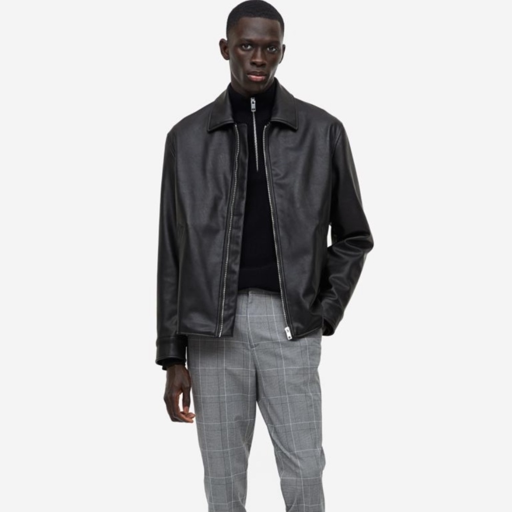H&M Black Leather Jacket